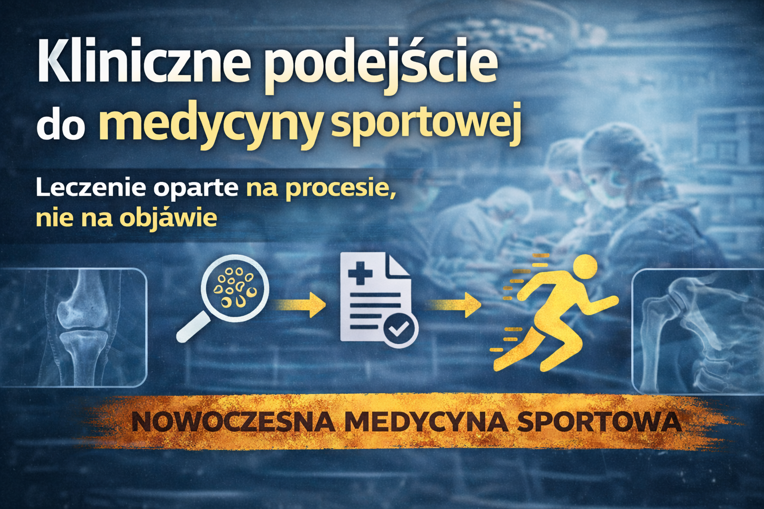 Kliniczne podejście do medycyny sportowej – leczenie oparte na procesie, nie na objawie